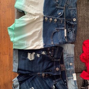 Justice shorts size 12 girls new